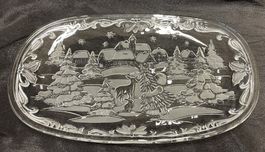 Weihnachtsplatte / 40 x 24cm