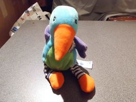 Vogel farbig/blau, Baby-Frank