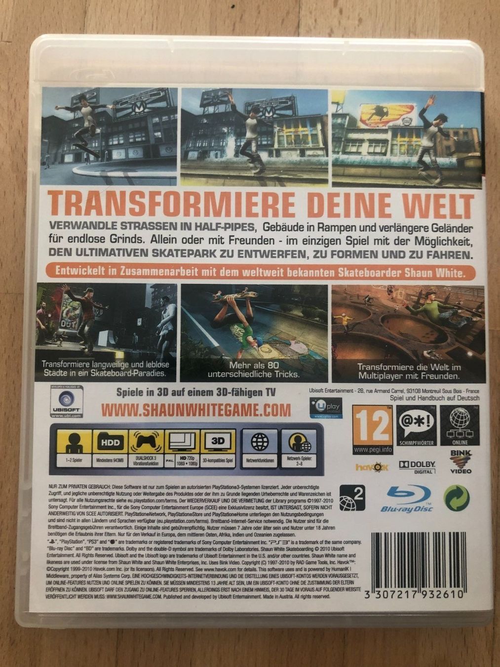 Sony Giochi: ShaunWhite Skateboarding - PS 3 – Usato da Nussbaumen AG venduto da Pika-Shop 1