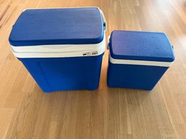 Set aus 2 Kühlboxen (25L + 10L) Ideal für Camping & Ausflüge