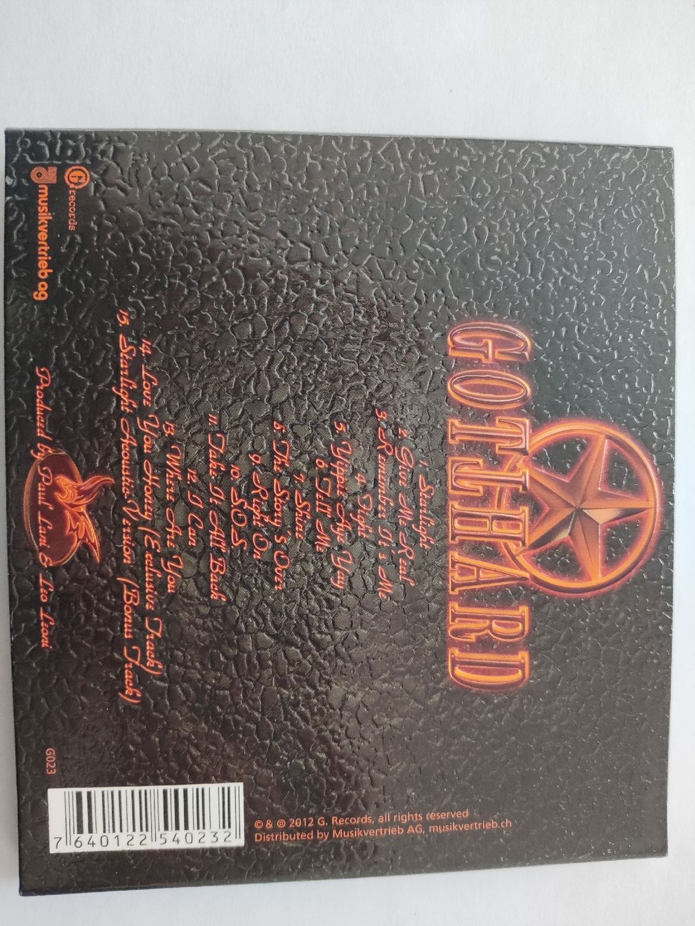 CD: CD Gotthard Signiert Firebirth – Usato da Münchenbuchsee venduto da Cori1968 2