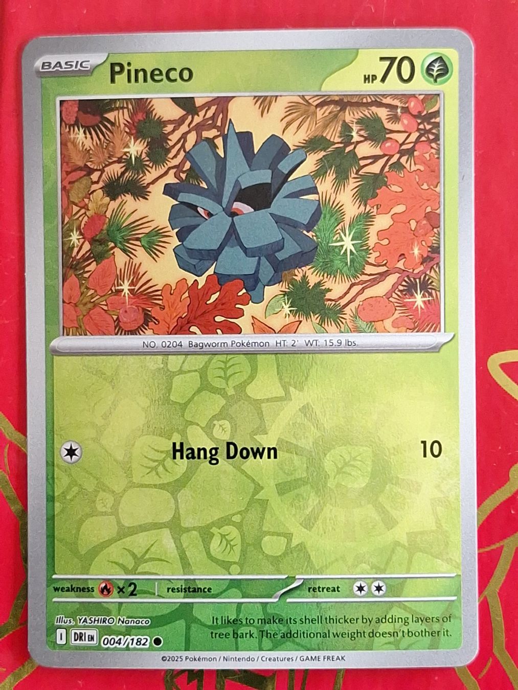 Pokémon Carte collezionabili: Pineco - Reverse Holo Pokemon Destined Rivals – Usato da Altstätten SG venduto da GGsGameshop