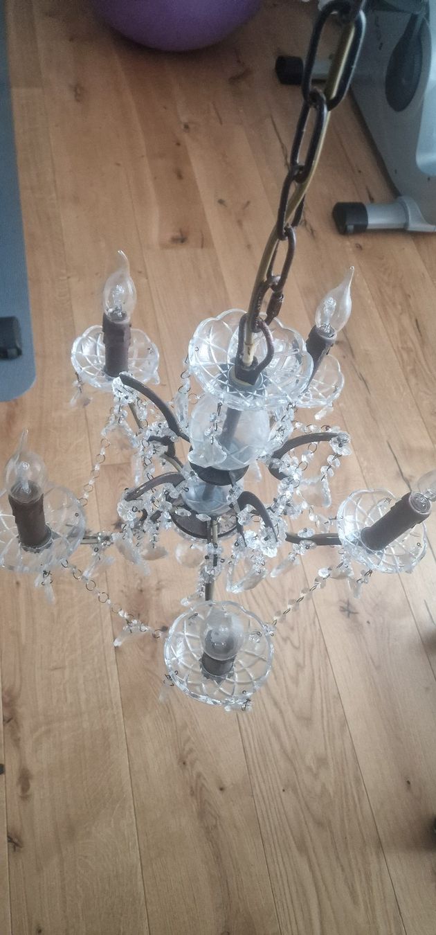Lampadari & plafoniere: DECKENLEUCHTE, Kristall? oder  KLARGLAS 5 FLAMMIGE – Usato da Niederhasli venduto da Tigerproduct 3