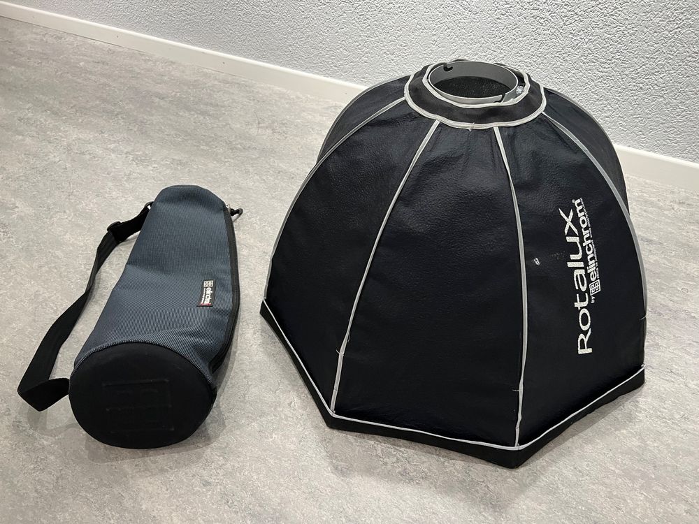 Boîte à Lumière Elinchrom Rotalux 70cm – Softbox Carrée D'Occasion Pour Studio Photo