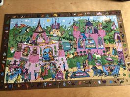Puzzle Djeco Château Princesse 54 pièces + Poster Neuf!