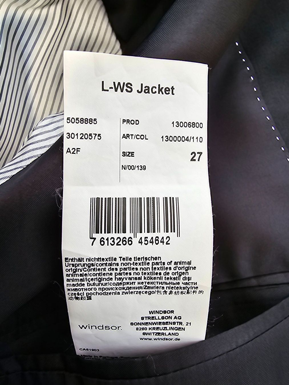 Windsor Completi: Herrenanzug Windsor – Nuovo (secondo la descrizione) da Sirnach venduto da windrad65 3