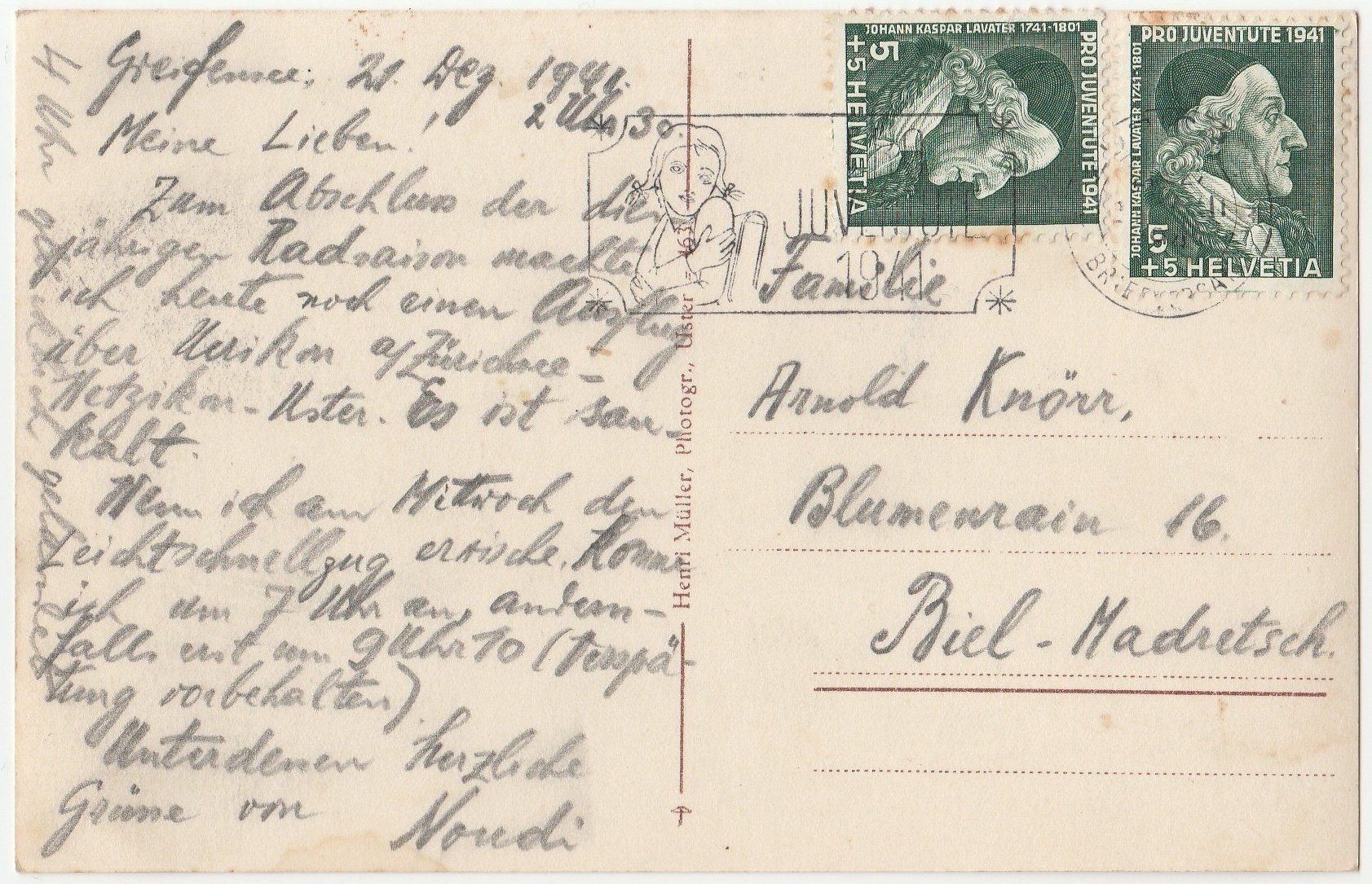Cartoline postali: Schiff "Heimat" auf dem Greifensee - (1941) – Usato da Fällanden venduto da Blausegelfliege 1