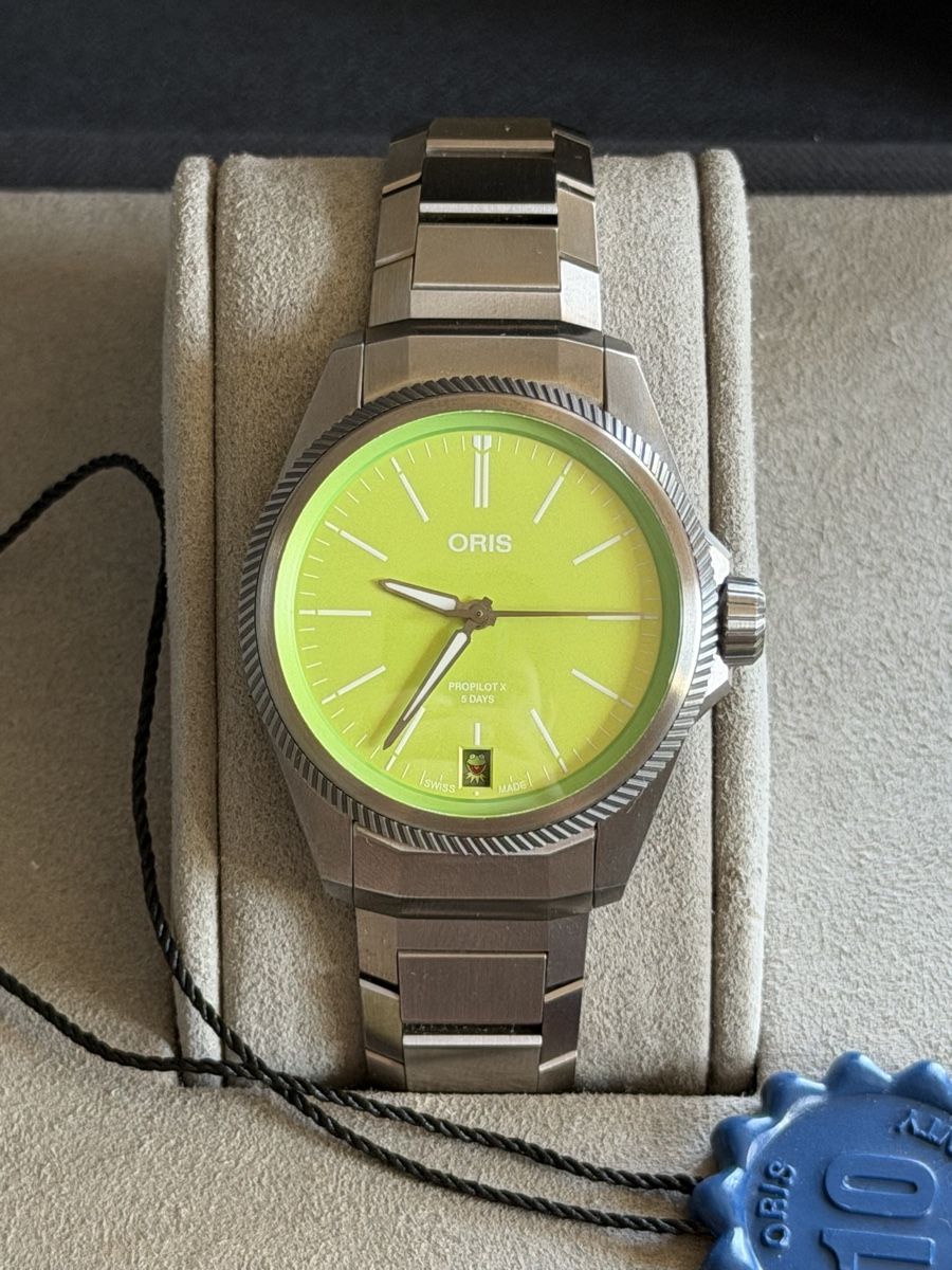 Oris Montres: Oris ProPilot x Kermit full set CAL 400-2 – D'occasion à Grenchen par JJ___ 2