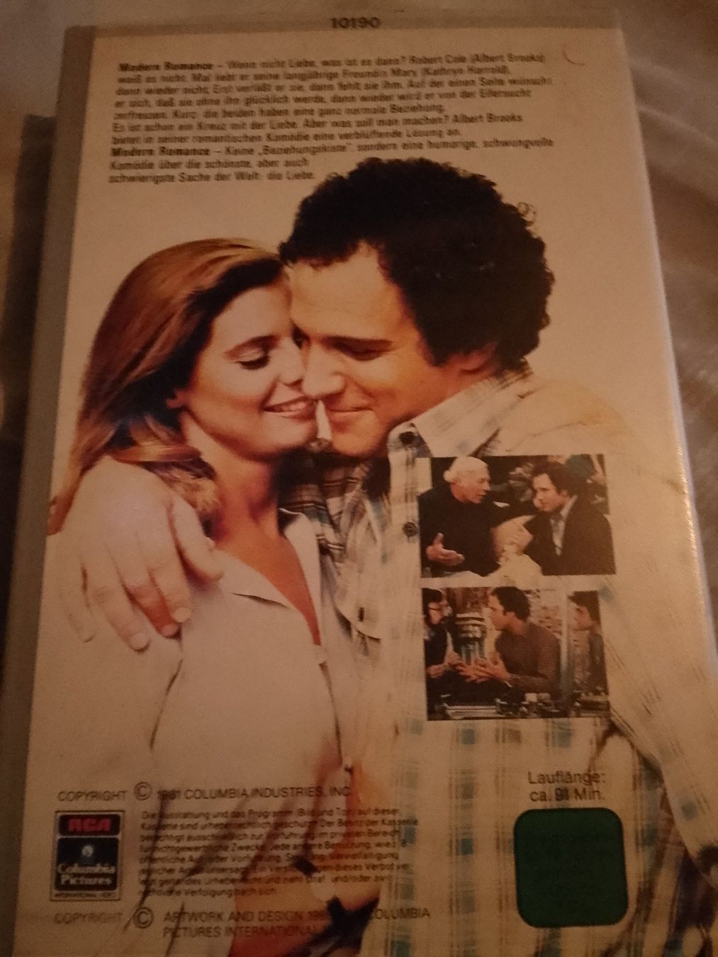 Tutti i VHS: Modern Romance VHS RCA Video 10190 – Usato da Remetschwil venduto da Privatflohmi 2