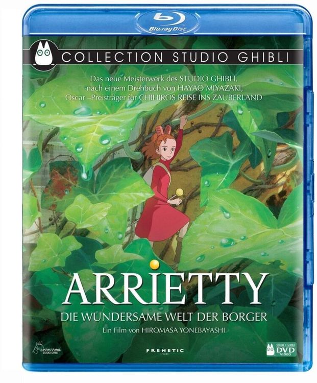 The Secret World Of Arrietty – Steelbook (Limitierte Auflage, 2 Discs, Blu-ray) NEU & OVP