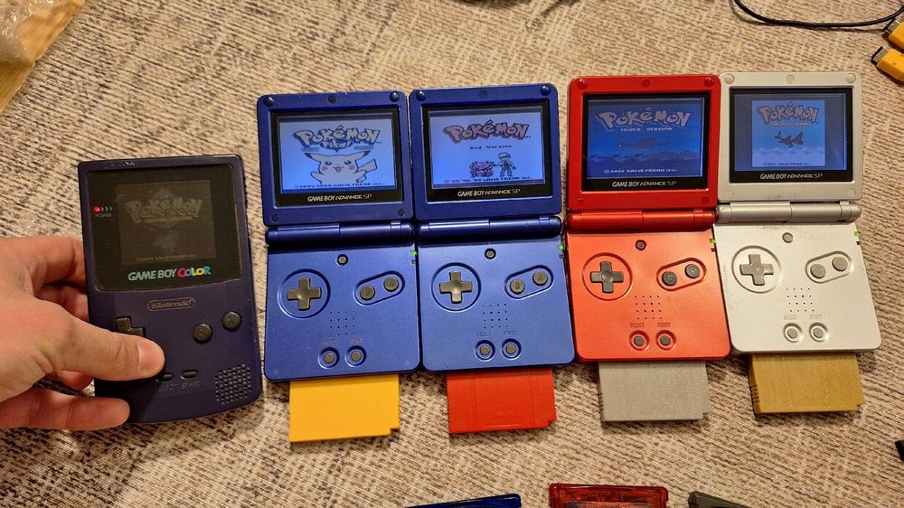 Nintendo Game Boy Sammlung / Konvolut – GBA SP + Game Boy Co (Gebraucht ...