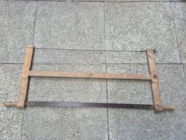 antike Holzsäge