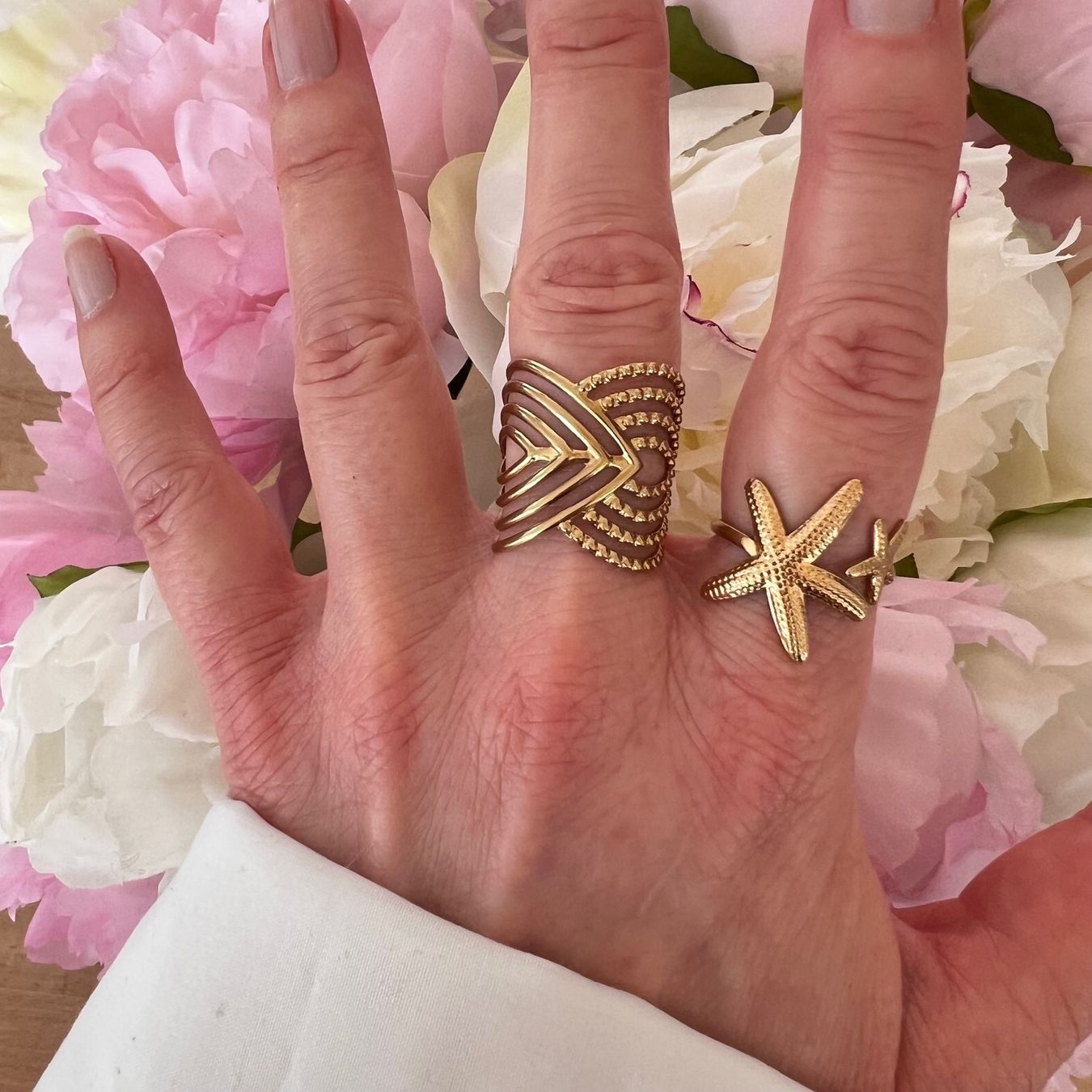 Anelli: Bague étoile de mer – Nuovo (secondo la descrizione) da Pully venduto da sunaddict 2
