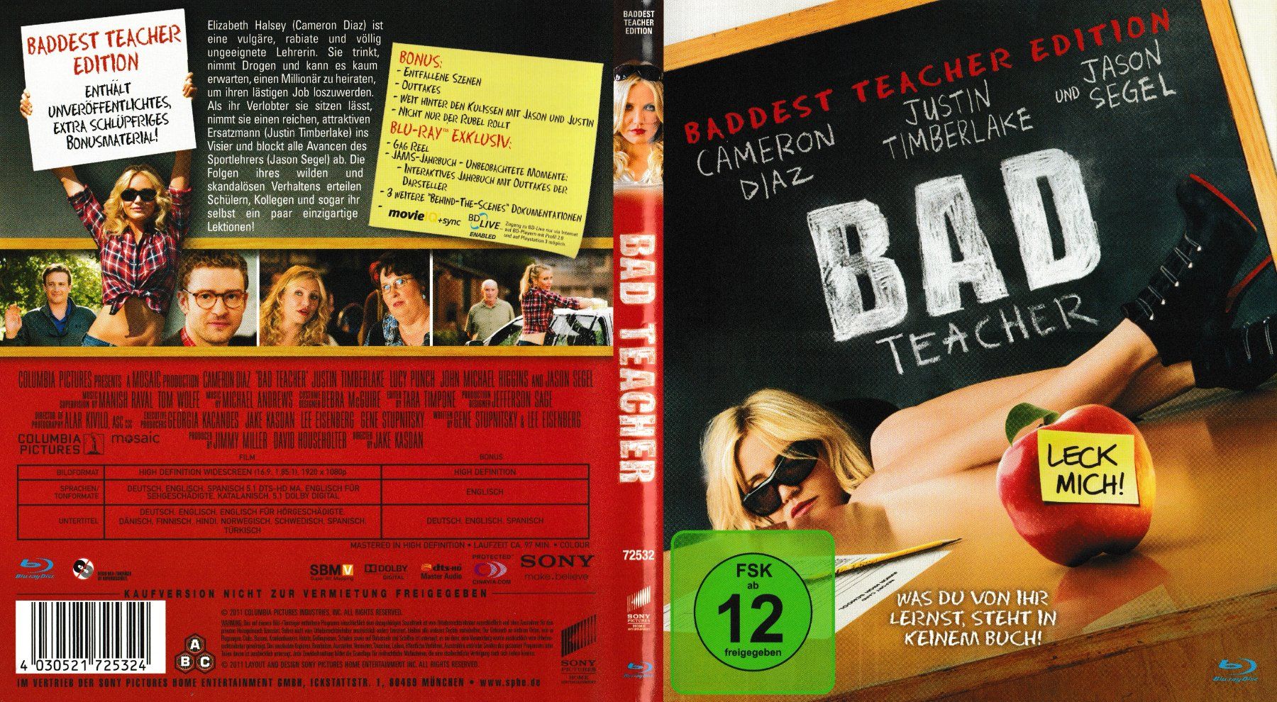 Tutti i DVDs: Blu-Ray - Bad Teacher – Usato da Langnau am Albis venduto da MediaRescuerKeLoX