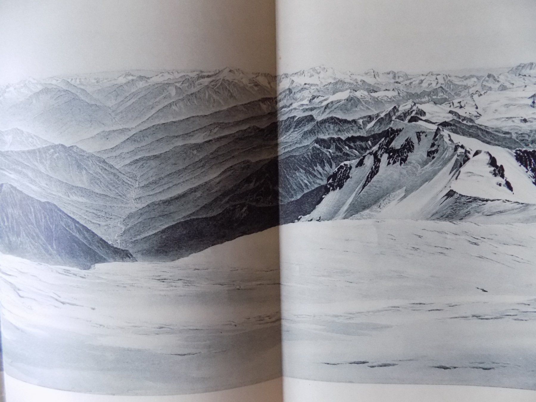 Incisioni: Panorama Mont Blanc mit 4 Karten – Usato da Risch venduto da Antikfee 5