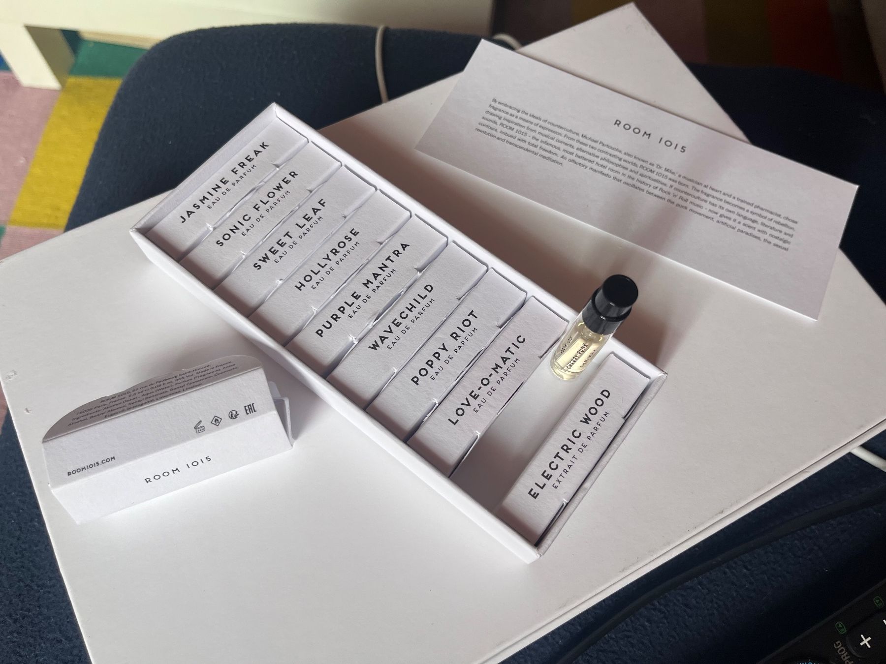 Profumi & Eau de Toilette: Room 1015 Perfume Discovery Set neuwertig – Usato da Zürich venduto da fraubaur 1