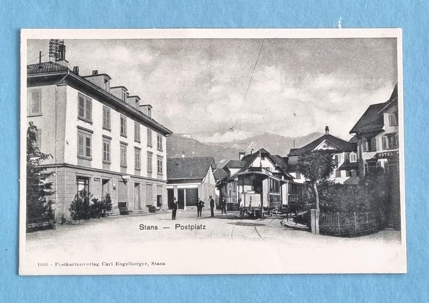 Cartes postales: Stans - Postplatz - Strassenbahn - Eisenbahn – D'occasion à Rothrist par RROENK