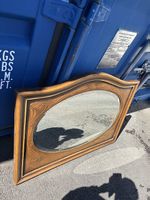 Ancien Magnifique miroir en bois