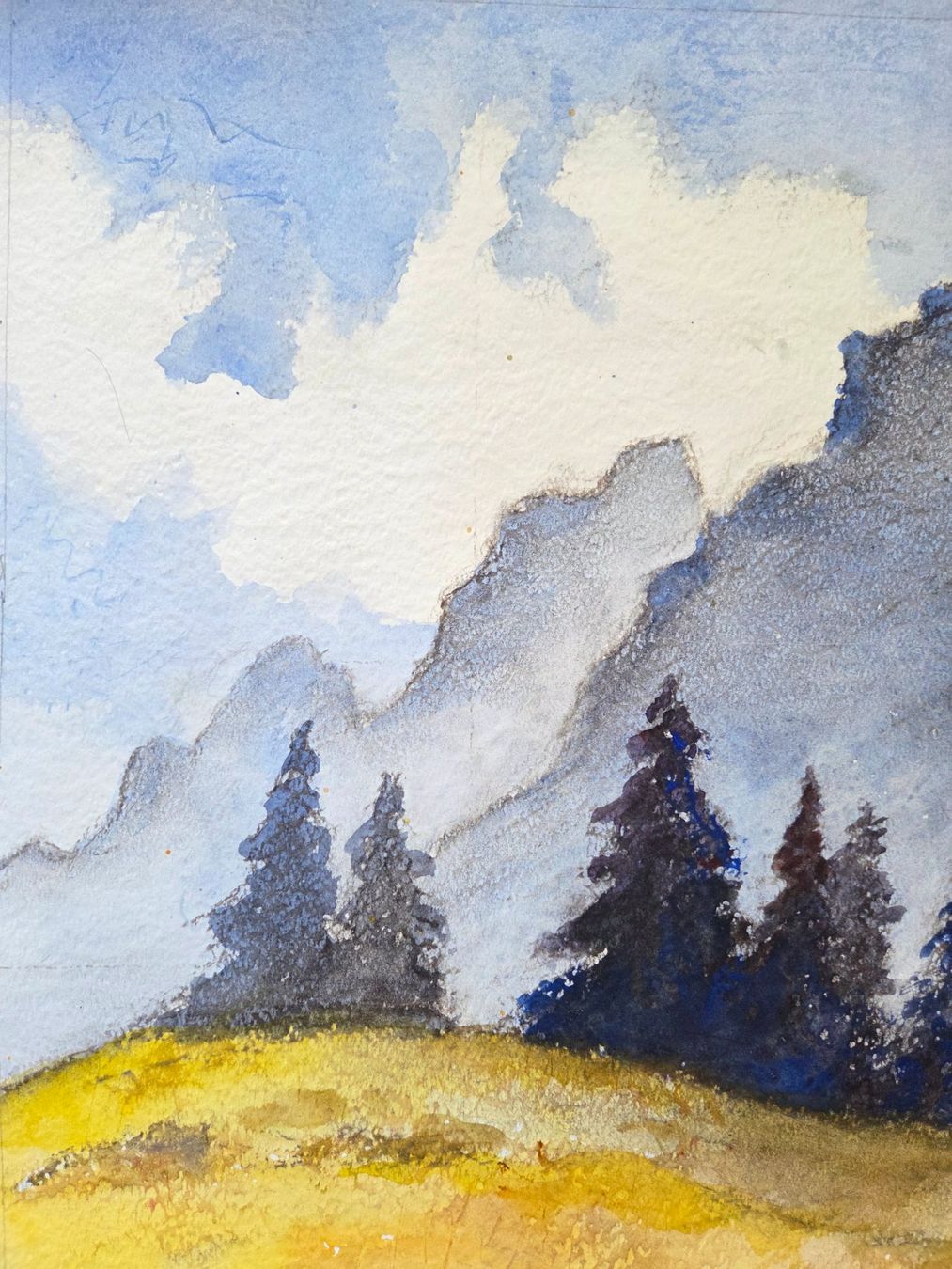 Dipinti: Aquarell Ferdinand Meyer-Streiff Mittelsack GL 1987 – Usato da Rheinfelden venduto da Badelus 6