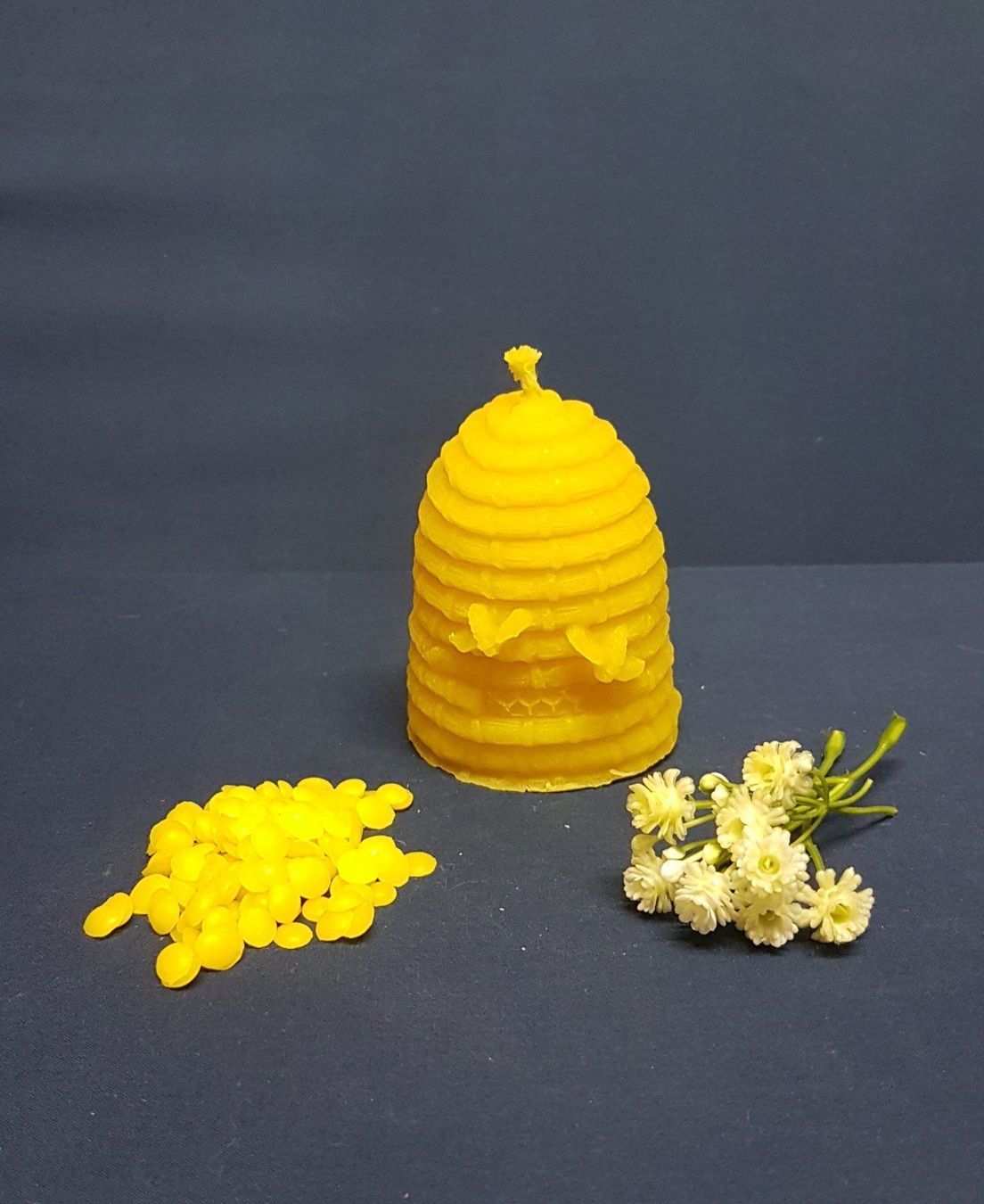 Candele: Bienenwachskerze, Bienenkorb mit Bienen – Nuovo (secondo la descrizione) da Jegenstorf venduto da pluesch94