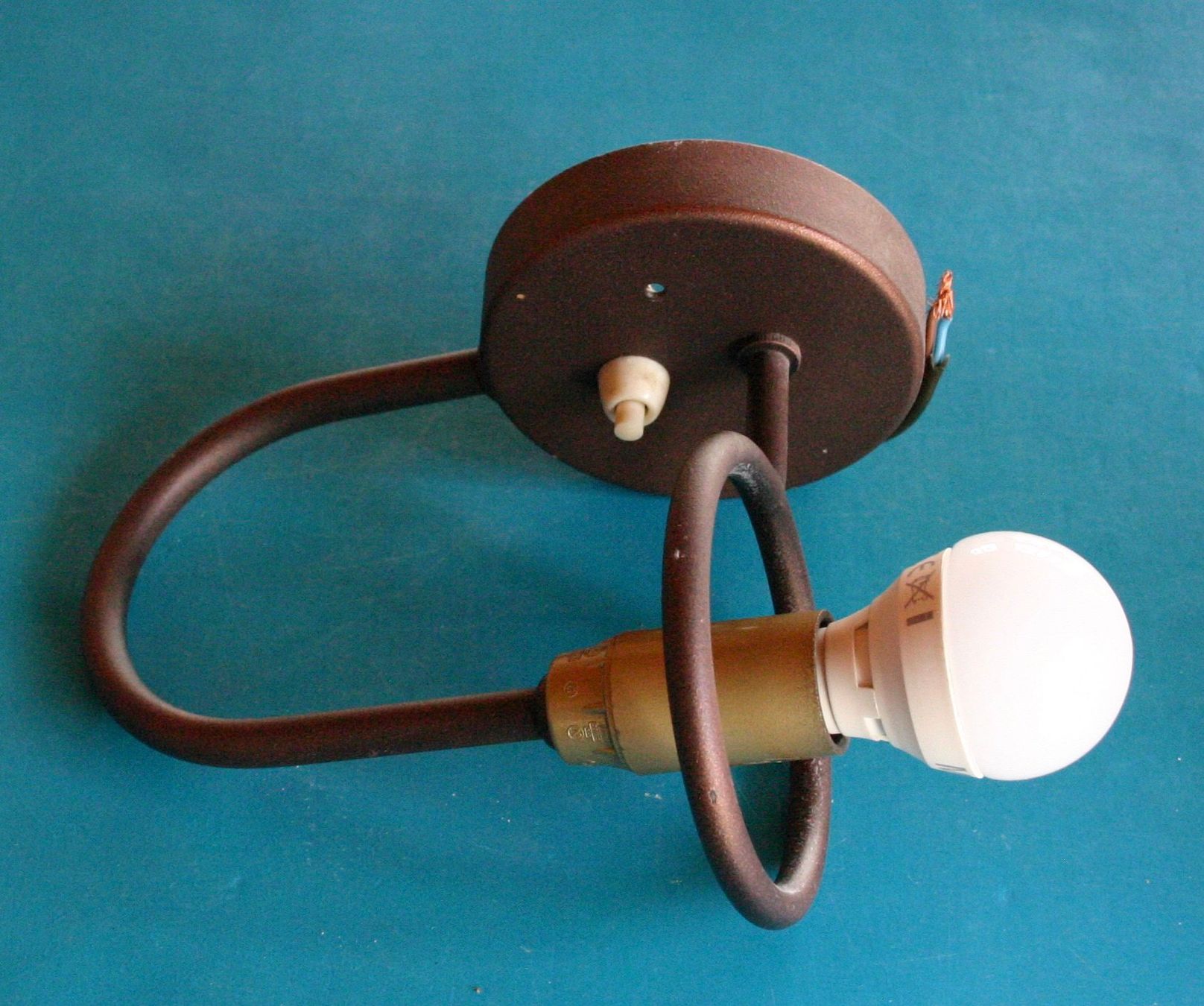 Lampade: Wandlampe, Wandleuchte mit Opalglas – Usato da Winkel venduto da gabriele56 3