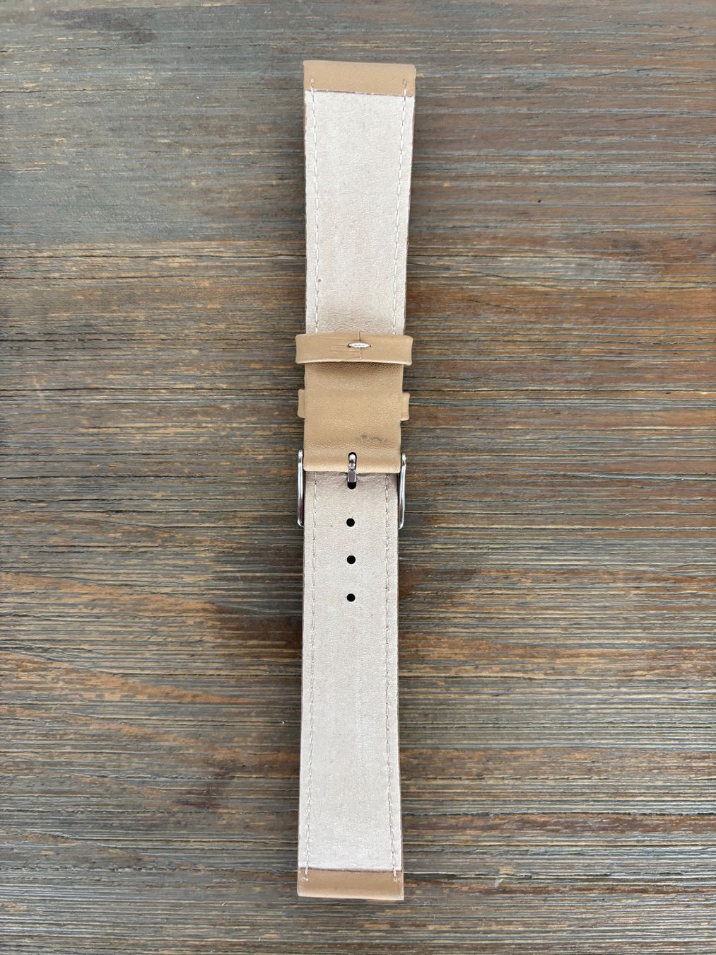 Bracciali & Braccialetti: Leder Uhrenarmband beige 20mm – Nuovo e nell'imballaggio originale da Yverdon-les-Bains venduto da Albinug 2