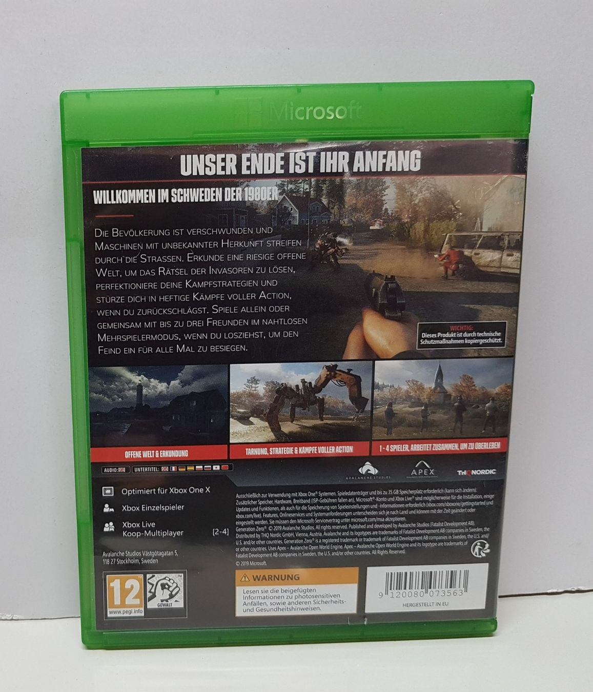 Giochi: Generation ZERO unser ende ist ihr Anfang  Xb One – Usato da Schüpfheim venduto da Games_Spielkonsolen 2