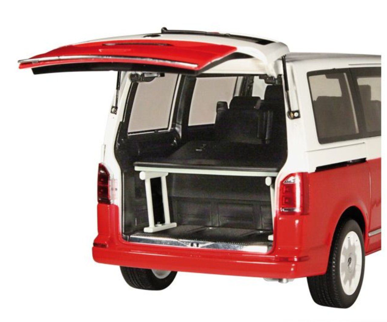 Volkswagen Modellini d'auto: 1/18 NZG VW T6 Bus Multivan Red/White 9541/10 – Nuovo e nell'imballaggio originale da Lausanne venduto da Techobby 5