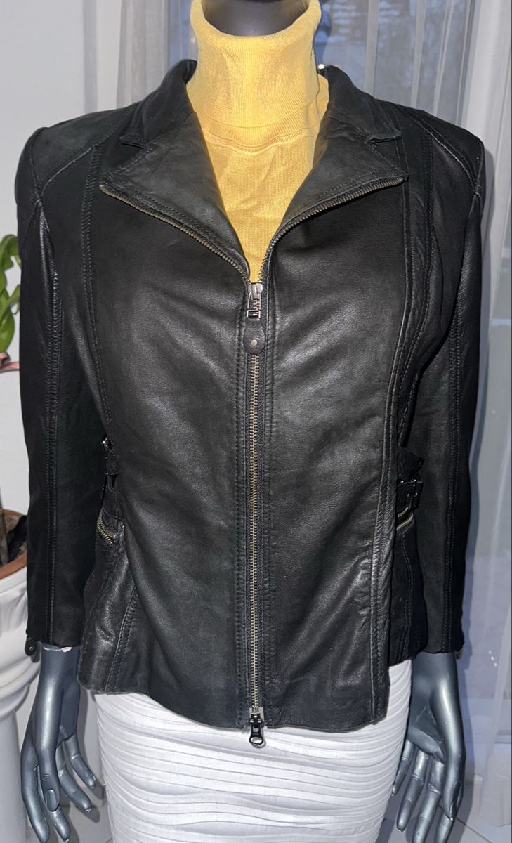Max Mara Giacche: MAX & CO LEDERJACKE GR. L neuwertig – Nuovo (secondo la descrizione) da Unteraegeri venduto da MH203 2