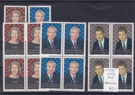 Liechtenstein FRANKATURWARE 1991+1992 Fürst Nominal 42.00