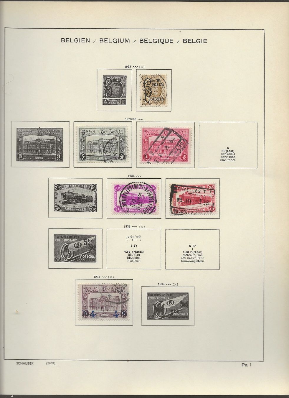 Tous les timbres: Marken Belgien – D'occasion à Au ZH par xelagreb01 3