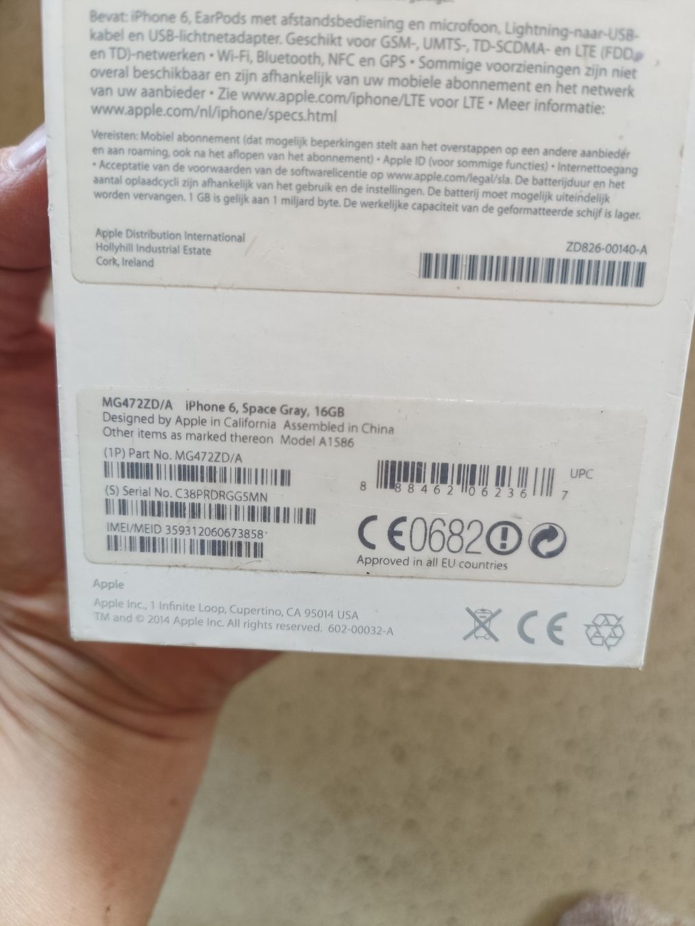 Apple Handys / Smartphones: iPhone 6, 16 GB, space grey – Gebraucht aus Humlikon von Zitrone011 1