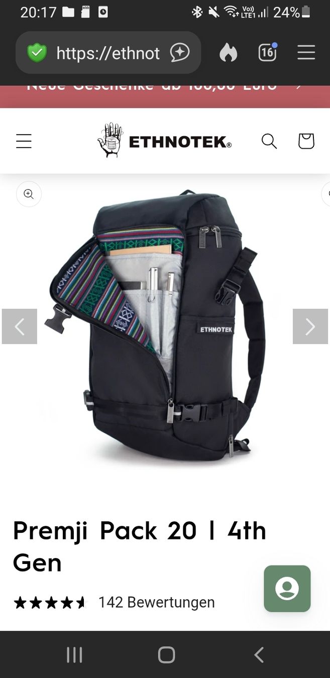 Rucksäcke: Ethnotek backpack Premiji 20L – Gebraucht aus Lausanne von Esbraf1 2