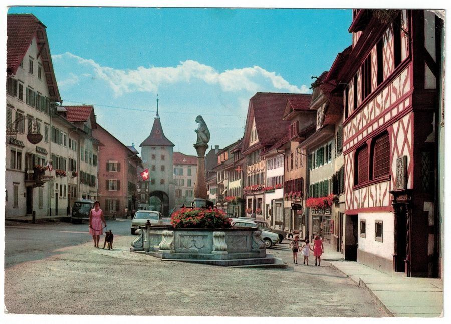 Ansichtskarten: Sempach-Stadt, gelaufen 1973 – Gebraucht aus Frauenfeld von POML