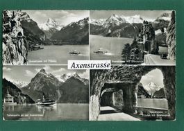 Axenstrasse, 4 Ansichten, 1956, ungelaufen