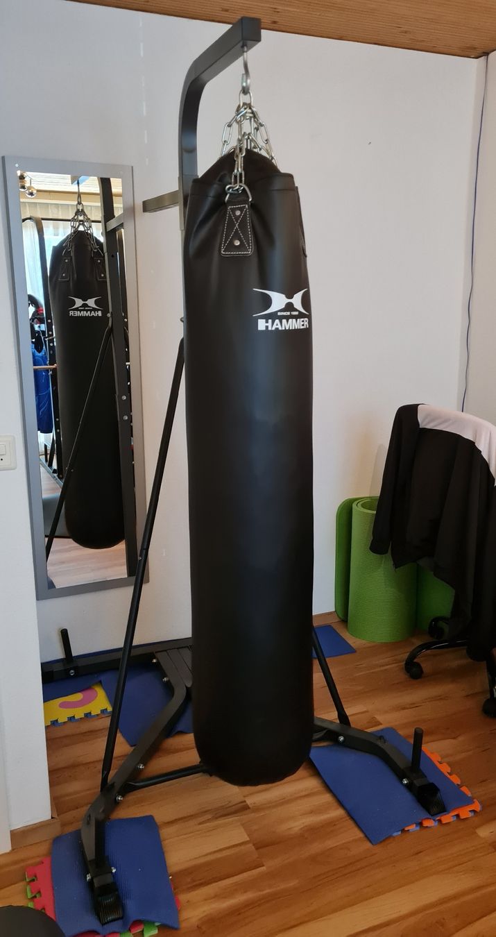 Boxsäcke: Boxstation / Boxständer inkl. Hammer Boxsack – Gebraucht aus Untersiggenthal von Chlammeraff_ 4