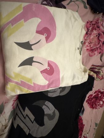 Diesel Pullover, zwei Stück mit Flamingo Motiv Grösse L