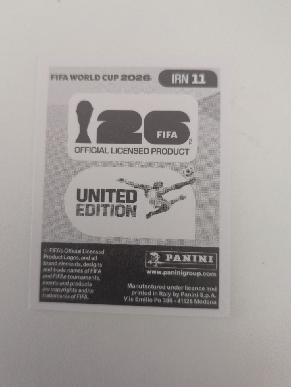 Panini Cartes à collectionner: IRN 11 – D'occasion à Wermatswil par oo8 1