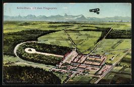 Schleissheim, Fliegerplatz aus der Vogel