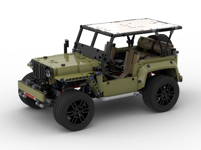 Lego Kit di costruzioni: Lego technik jeep willys moc – Usato da Airolo venduto da Bagaion99 6