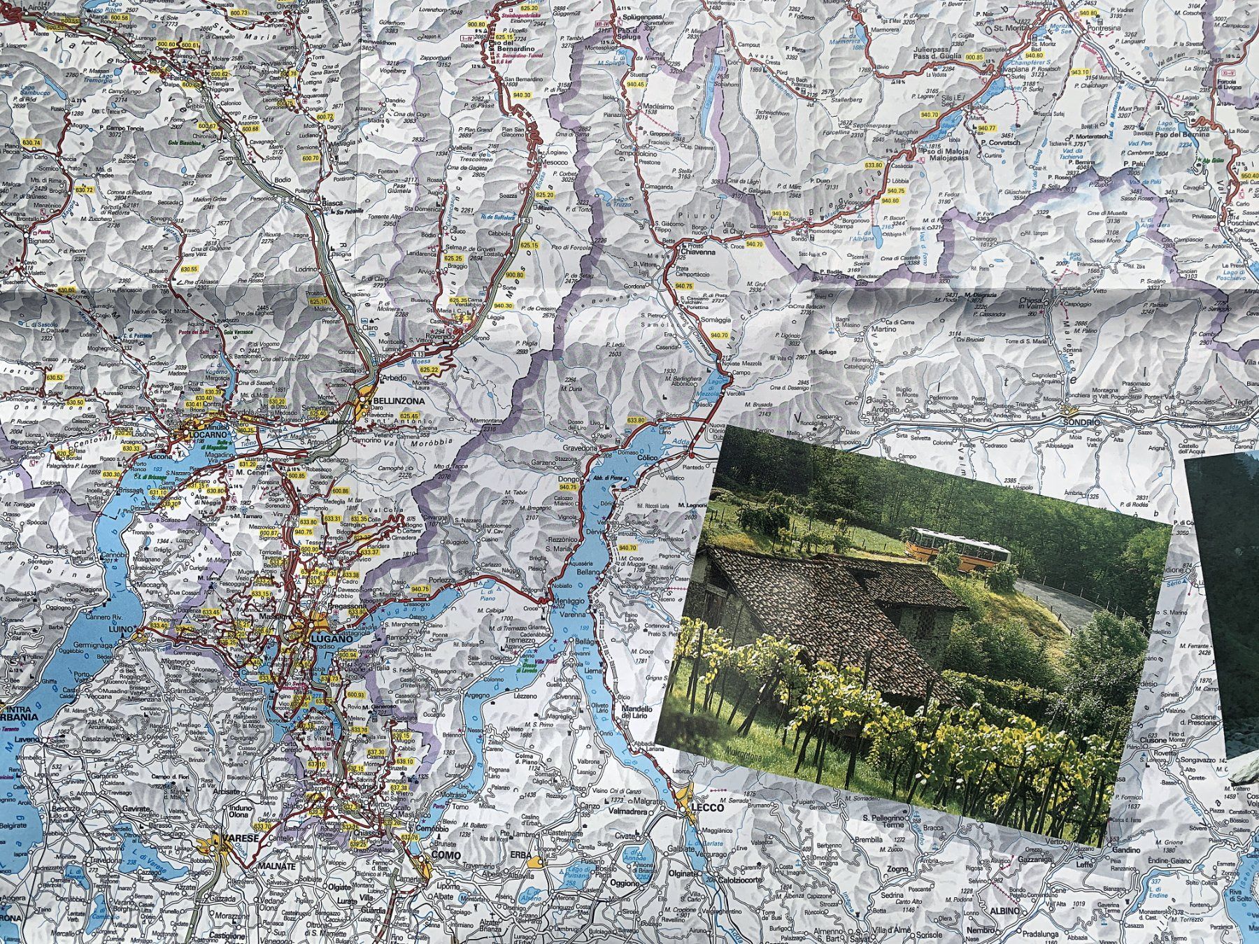 Landkarten & Atlanten: PTT Post Postauto Postauto-Linien Schweiz Landkarte 1998 – Neu (gemäss Beschreibung) aus Bern von AWiBe 7