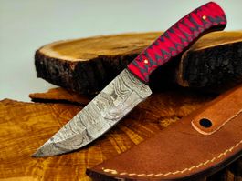 Geprüft! B Knife Faltenstahl DAMASCUS Damast Jagdmesser