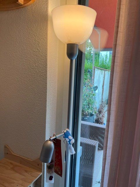 Ikea Lampade: IKEA HEKTOGRAM Floor Lamp / Deckenfluter mit Leseleuchte – Usato da Thalwil venduto da min_8rgc