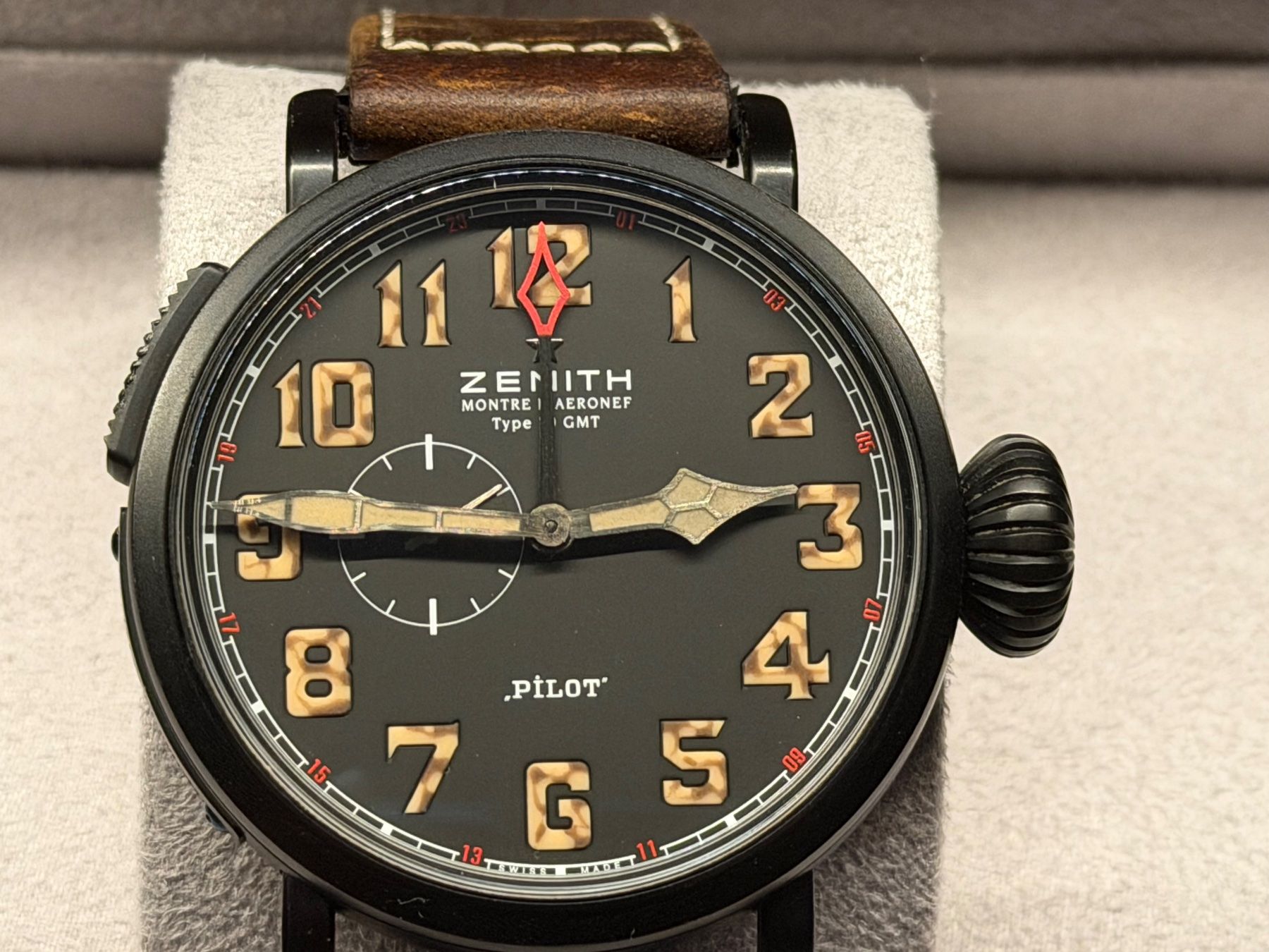 Zenith Orologi: Zenith Pilot Typ 20 GMT 48mm Titan – Usato da Aarau venduto da trader1000 1