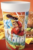 Becher McDonald's Fussball Motiv Neu