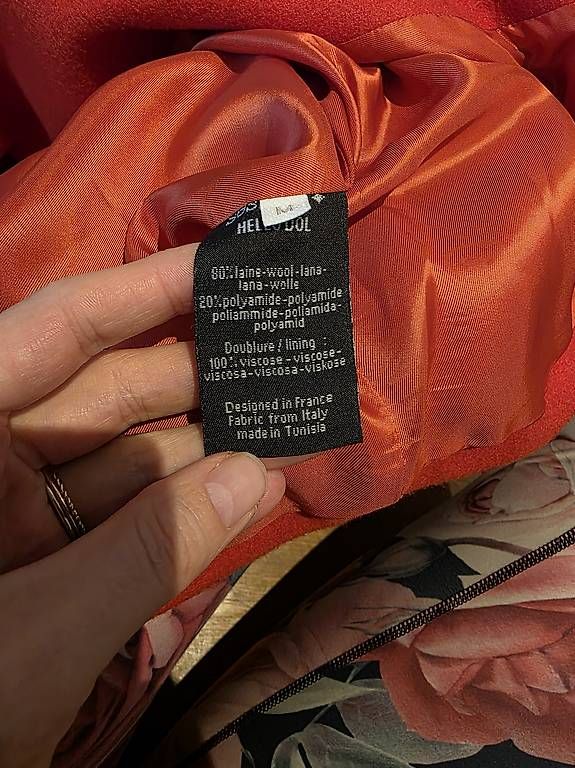Sessun Cappotti: sessun wollmantel orange M – Usato da Römerswil LU venduto da Thecoconuts 2