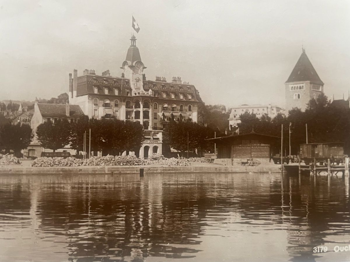 Cartoline postali: AK Ouchy/Lausanne 1925 – Usato da Meierskappel venduto da Hala03 1