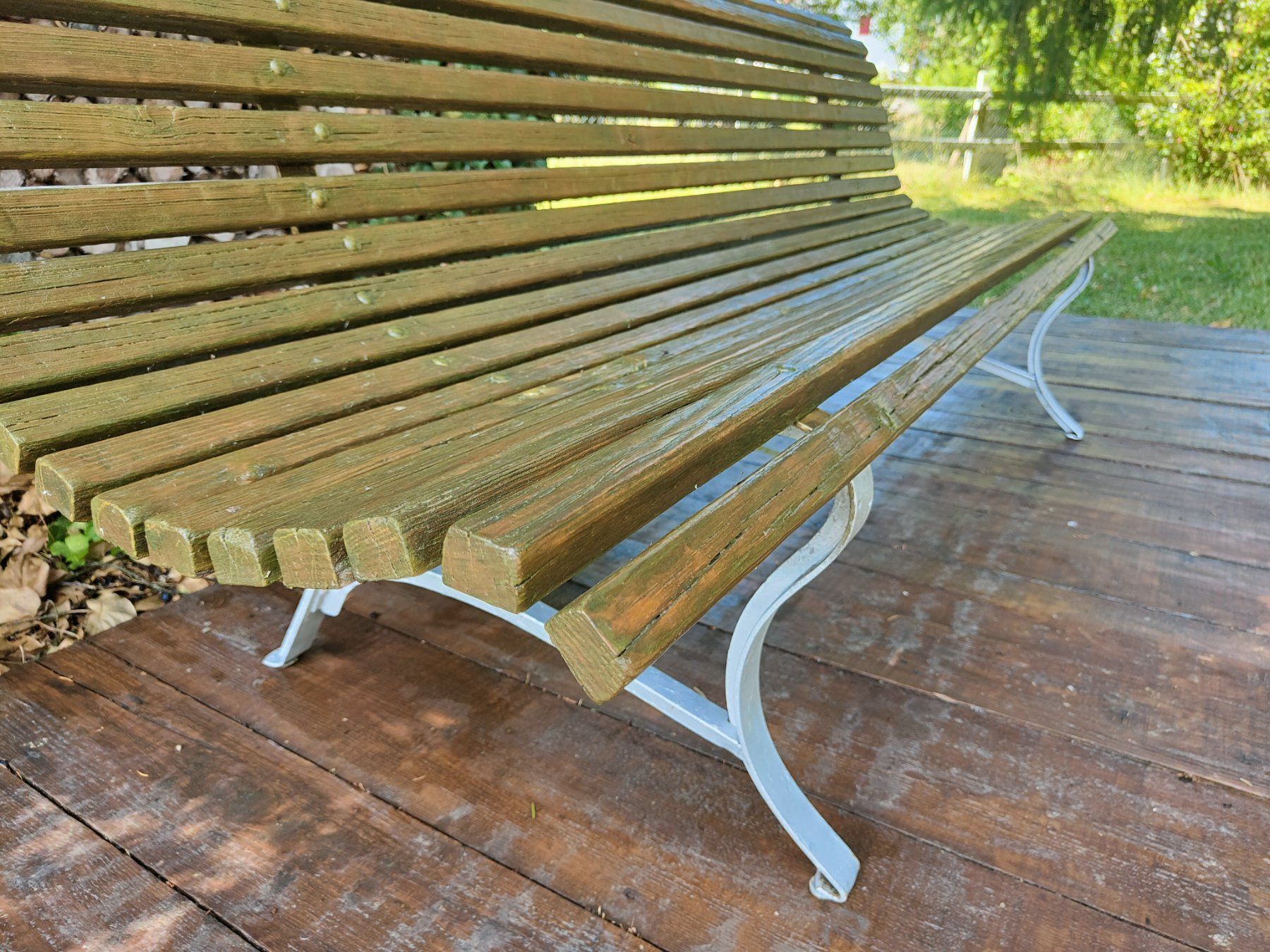 Bancs: Banc ancien en bois et fer forgé – D'occasion à Develier par starcustomer 2
