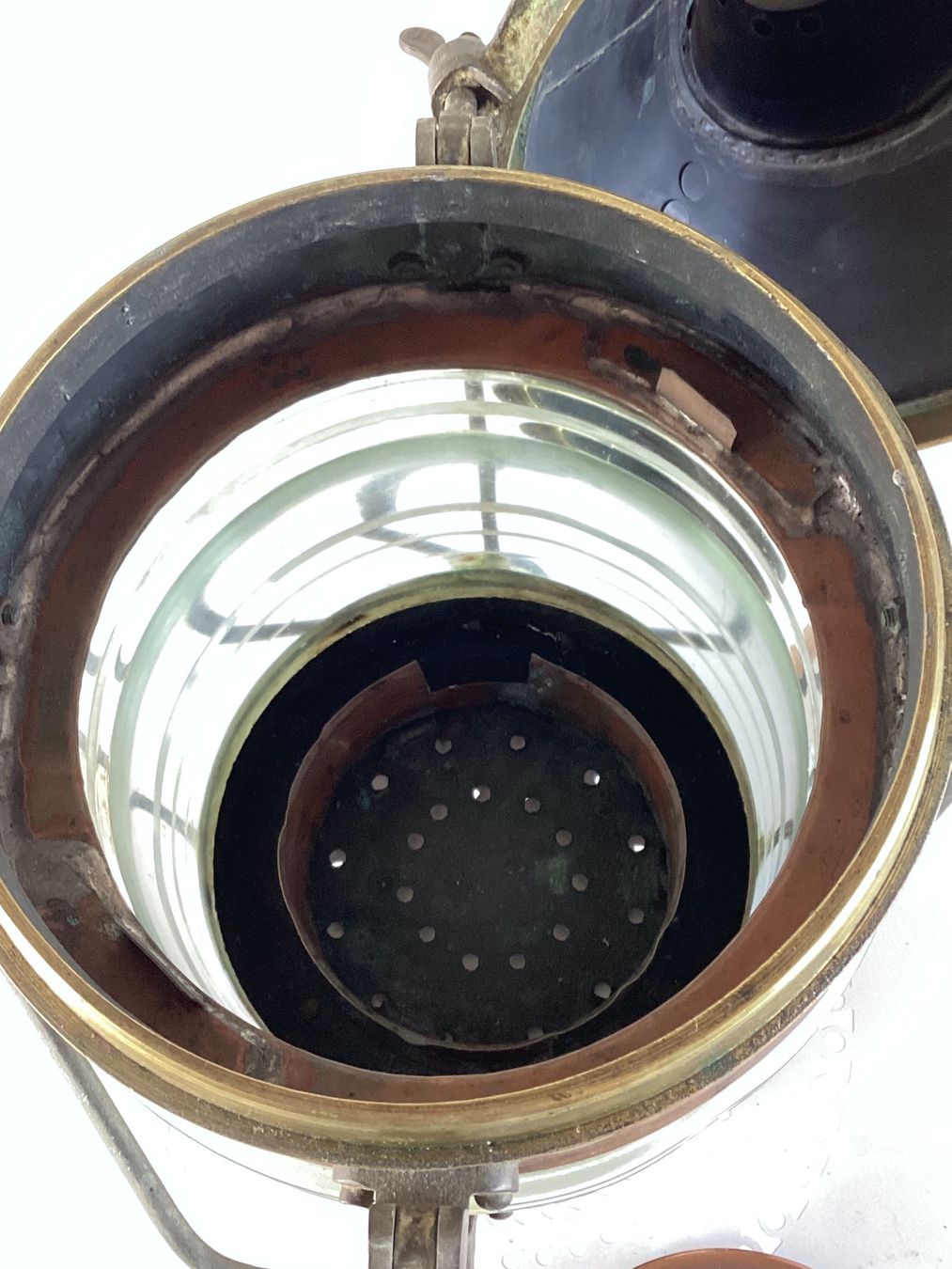 Lampade: Schiffslampe Schiff Laterne Lampe Kupfer Glasgow England – Usato da Seftigen venduto da Dominus_Providebit 8
