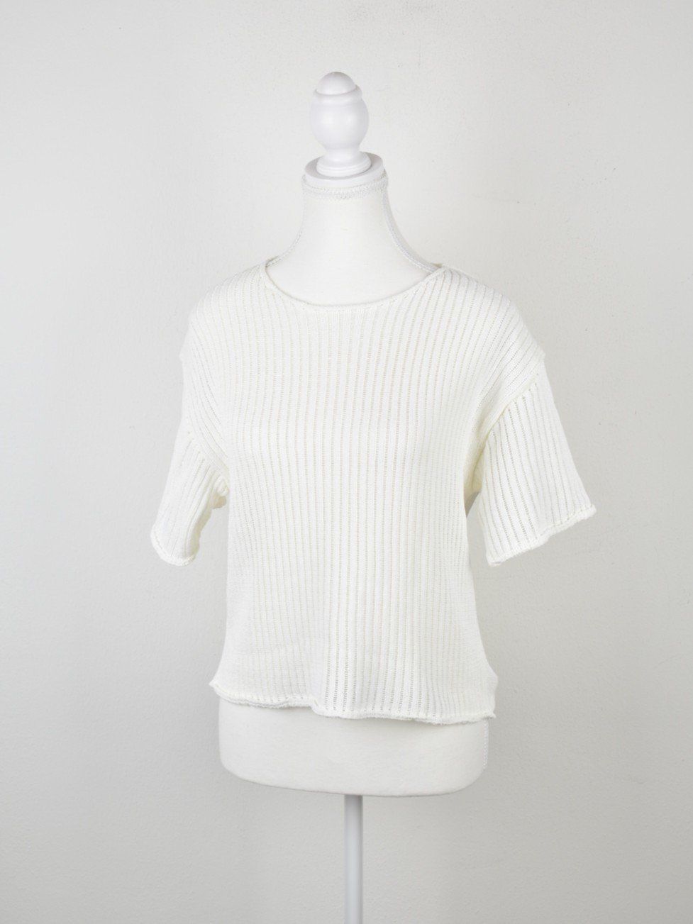 Massimo Dutti Maglioni & Felpe: Massimo Dutti Kurzarmpullover Gr.M, weiss – Usato da Nürensdorf venduto da 2ND_STORY 1